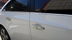 Chevrolet Cruze 2009–2015 Okenné lišty (nerez) HB, Carmos – turecká nehrdzavejúca oceľ fotografia 3