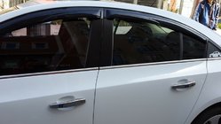 Chevrolet Cruze 2009–2015 Okenné lišty (nerez) HB, Carmos – turecká nehrdzavejúca oceľ fotografia 4