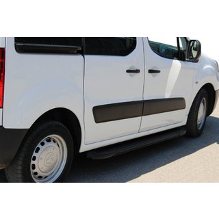 Bočné nášľapy Allmond Black (2 ks, hliník) Citroen Berlingo 2008–2018 fotografia 3