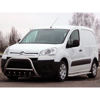 Predný ochranný rám WT003 (nerez) Peugeot Partner Tepee 2008–2018 fotografia 1