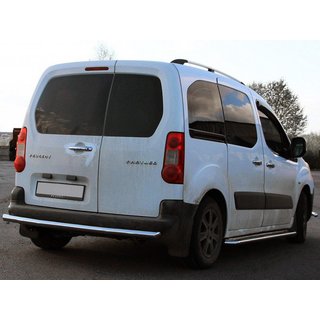 Zadný ochranný rám AK002 (nerez) Peugeot Partner Tepee 2008–2018 fotografia 1
