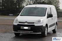 Peugeot Partner Tepee 2008–2018 Predný ochranný rám ST016 (nerez) 51/42 mm fotografia 2