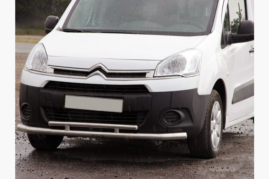 Peugeot Partner Tepee 2008–2018 Predný ochranný rám ST016 (nerez) 51/42 mm Image