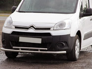 Peugeot Partner Tepee 2008–2018 Predný ochranný rám ST016 (nerez) 51/42 mm fotografia 1