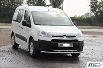 Peugeot Partner Tepee 2008–2018 Predný ochranný rám ST016 (nerez) 51/42 mm fotografia 3