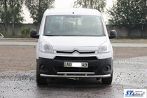 Peugeot Partner Tepee 2008–2018 Predný ochranný rám ST016 (nerez) 51/42 mm fotografia 4
