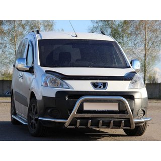 Predný ochranný rám WT003-Plus (nerez) Citroen Berlingo 2008–2018 fotografia 1