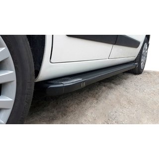 Bočné nášľapy Rainbow Black (2 ks, hliníkový profil) Citroen Nemo 2007–2017 fotografia 2