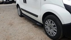 Citroen Nemo 2007–2017 Bočné nášľapy Rainbow Black (2 ks, hliníkový profil) fotografia 5