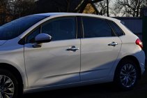 Citroen C-4 2010–2018 Chrómové kryty kľučiek dverí (4 ks, nerez) fotografia 7