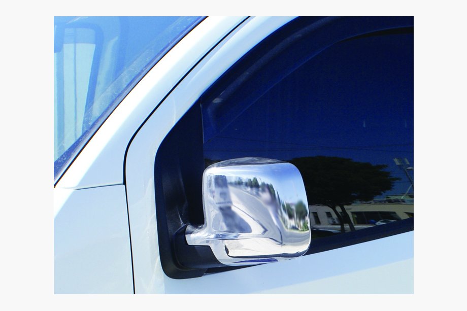 Fiat Fiorino/Qubo 2008–2024 Chrómové kryty zrkadiel – kompletné (2 ks) Carmos - chrómovaný plast Fotografia 7
