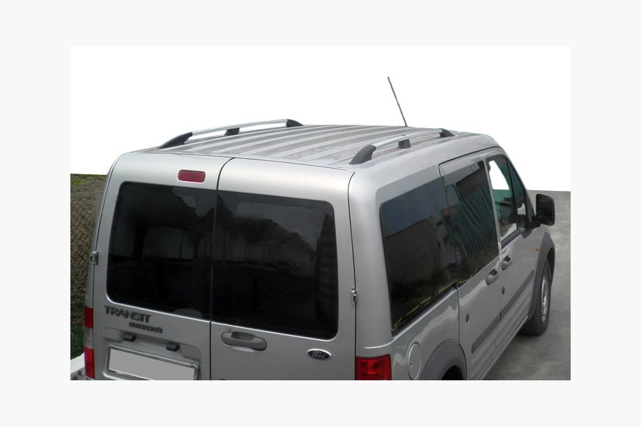 Ford Connect 2002–2006 Chrómové strešné lyžiny Image