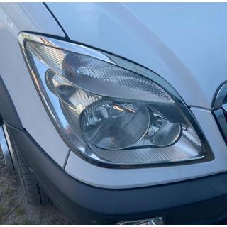 Nerezové lišty na svetlomety (2006-2013, 2 ks) Mercedes Sprinter W906 2006–2018 fotografia 1