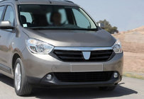 Dacia Dokker 2013–2022 Nerezová lišta nad mriežkou chladiča fotografia 1