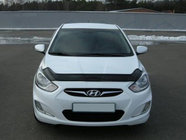 Hyundai Accent 2011–2017 Deflektor na kapotu Fly fotografia 1