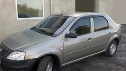 Dacia Logan I 2008–2012 Deflektory okien (4 ks, ANV) fotografia 1