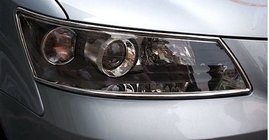 Hyundai Sonata NF 2004–2009 Chrómové kryty svetlometov 2005-2008 (2 ks, plast) fotografia 1