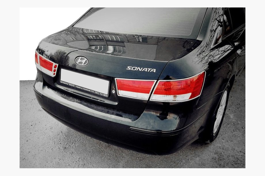 Hyundai Sonata NF 2004–2009 Kryty brzdových svetiel (2 ks, plast) Image