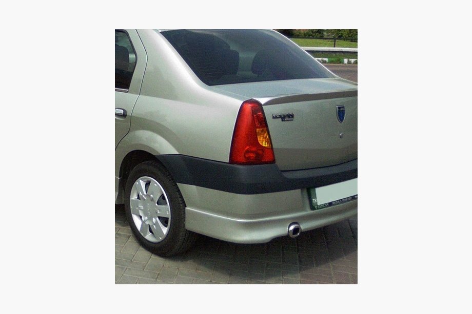 Dacia Logan I 2005–2008 Zadný nárazník (kryt, na lakovanie) Image