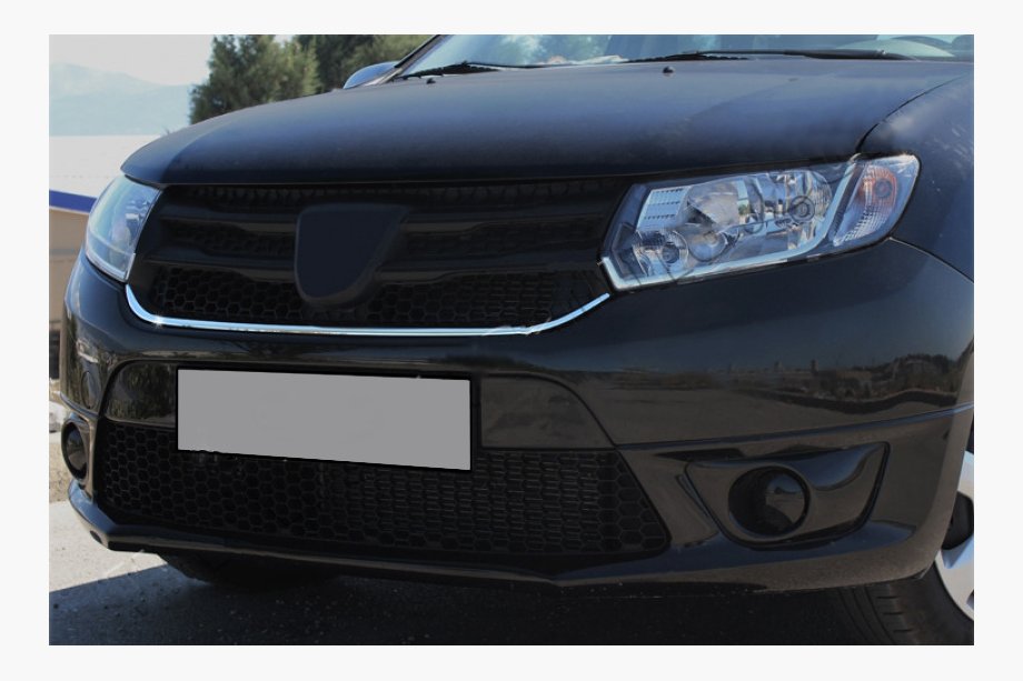 Renault Sandero 2013–2022 Nerezové lišty na masku Image