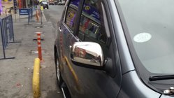 Daihatsu Terios 2006–2017 Chromové kryty spätných zrkadiel (2 ks, nerez) fotografia 3