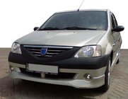 Renault Logan I 2005–2008 Predný nárazník (kryt, na lakovanie) fotografia 1