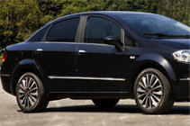 Fiat Linea 2006–2018 Nerezové lišty na dvere (4 ks) fotografia 2