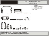 Fiat Bravo 2008–2016 Kryty palubnej dosky (Hartman) Modrá fotografia 1