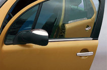 Fiat Stilo 2001–2007 Vonkajšie chrómové lišty okolo okien (6 ks, nerez) fotografia 1