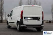 Opel Combo 2012–2018 Zadný ochranný rám AK005/2 – dvojitý (nerez) fotografia 5