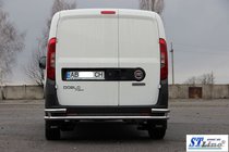 Opel Combo 2012–2018 Zadný ochranný rám AK005/2 – dvojitý (nerez) fotografia 6