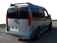 Fiat Doblo I 2001–2005 Strešné lyžiny so spojlerom HRV-type (na lakovanie) fotografia 1