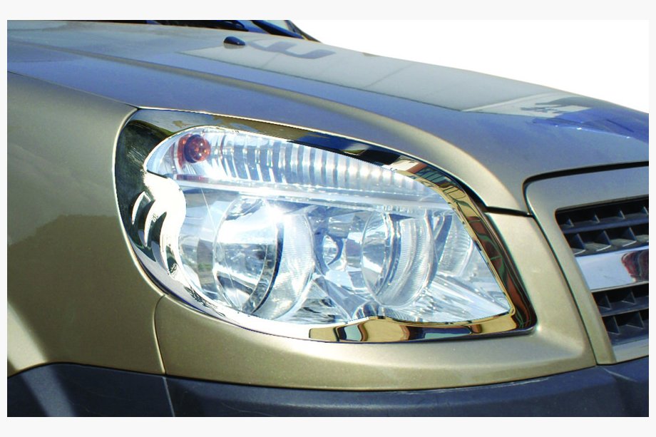 Fiat Doblo I 2005–2010 Kryty svetlometov (2 ks, nehrdzavejúca oceľ) Image