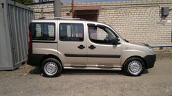 Fiat Doblo I 2001–2005 Chrómové strešné lyžiny fotografia 8