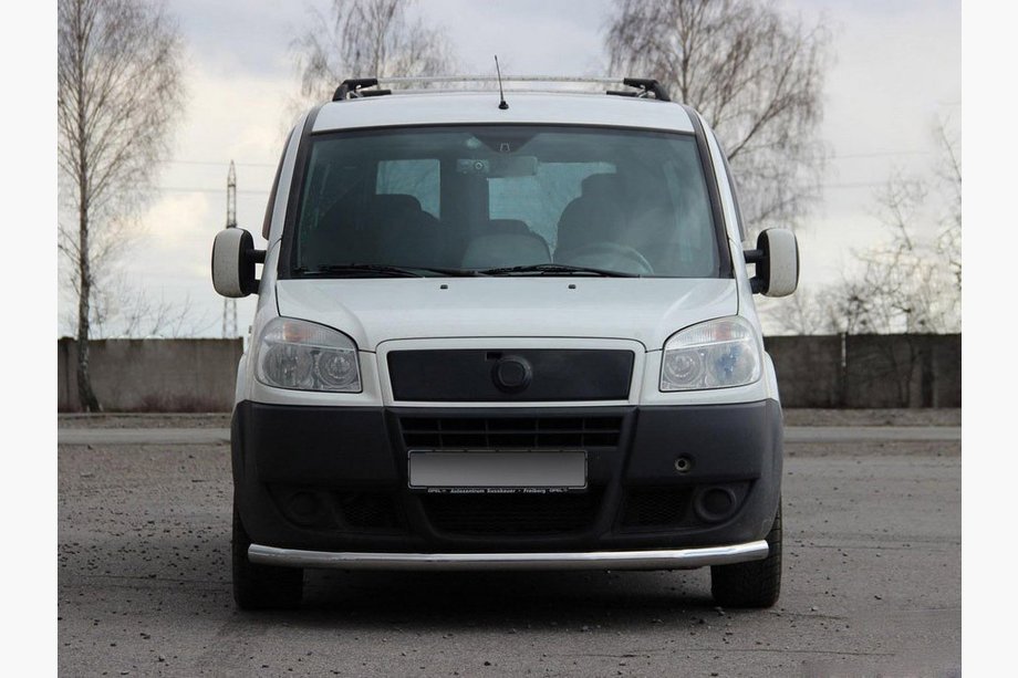 Fiat Doblo I 2005–2010 Predný ochranný rám ST008 (2 ks, nerez) Image