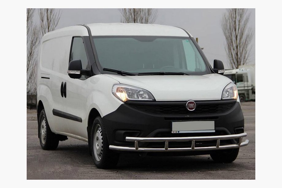 Fiat Doblo II 2010–2022 Predný ochranný rám ST016-3 (nerez.) 51/51 mm Image