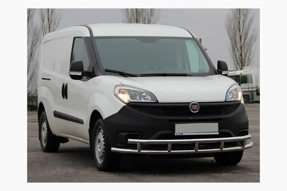 Fiat Doblo II 2010–2022 Predný ochranný rám ST016-3 (nerez.) Image
