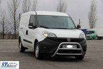 Fiat Doblo II 2010–2022 Predný ochranný rám WT022 (nerez) fotografia 3