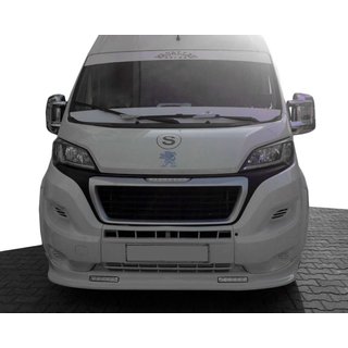 Predný lip spojler nárazníka 2014↗︎ (úzky s LED, na lakovanie) Citroen Jumper 2007–2025 fotografia 1