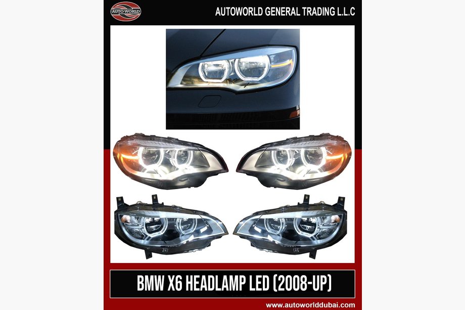 BMW X6 E71 2008–2014 Predné svetlomety (2 ks, LED) Image
