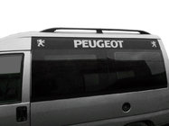 Citroen Jumpy 1996–2007 Čierne strešné lyžiny Krátky rázvor, plastové pätky fotografia 1