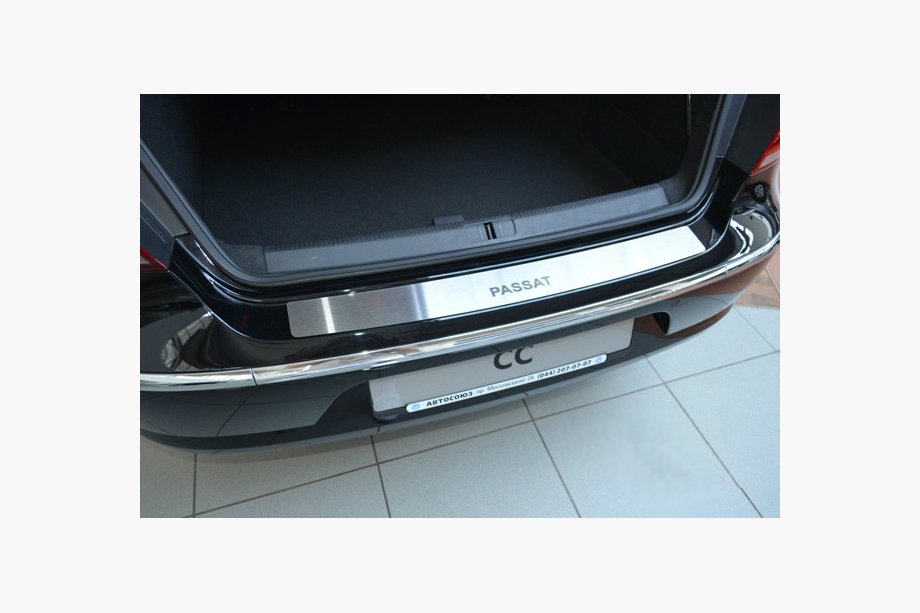 Volkswagen Passat CC 2008–2017 Natanika nerezový kryt zadného nárazníka Image