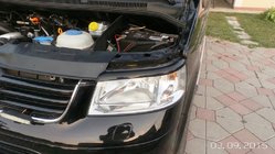 Volkswagen T5 Multivan 2003–2010 Mračítka na svetlá (2 ks, plast, čierne) Matná čierna fotografia 2