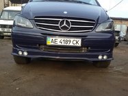 Mercedes Vito W639 2004–2014 Nadstavec predného nárazníka (pre 4 svetlá), na lakovanie fotografia 3