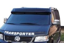Volkswagen T5 Multivan 2003–2010 Slnečná clona na čelné sklo (čierny lesk, 5 mm) fotografia 2