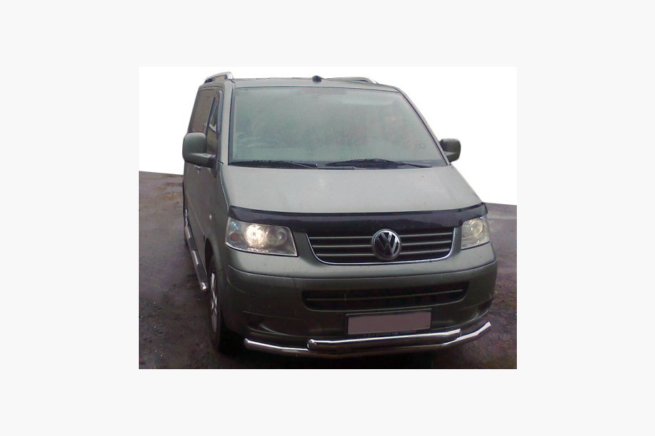 Volkswagen T5 Multivan 2003–2010 Predný dvojitý ochranný rám 60/48 mm (nerez) 60 x 60 mm Image