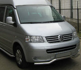Volkswagen T5 2010–2015 Spodný nárazníkový spojler – vlna (nerez) fotografia 1