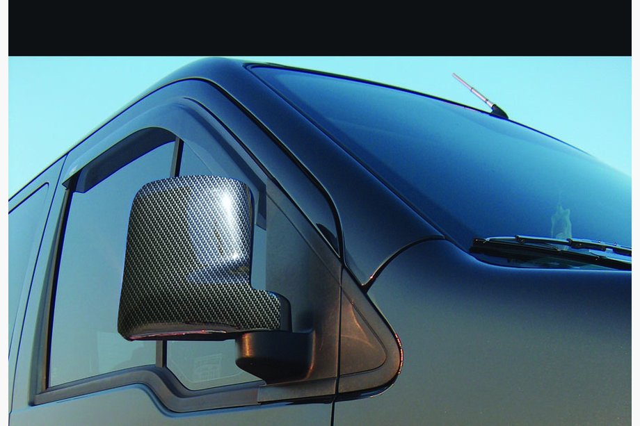 Ford Connect 2002–2006 Kryty spätných zrkadiel Carbon (2 ks, plast) Image