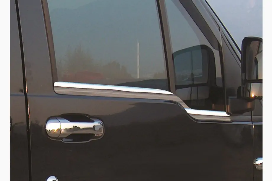 Ford Connect 2002–2006 Vonkajšie okenné lišty (2 ks, nerez) Image