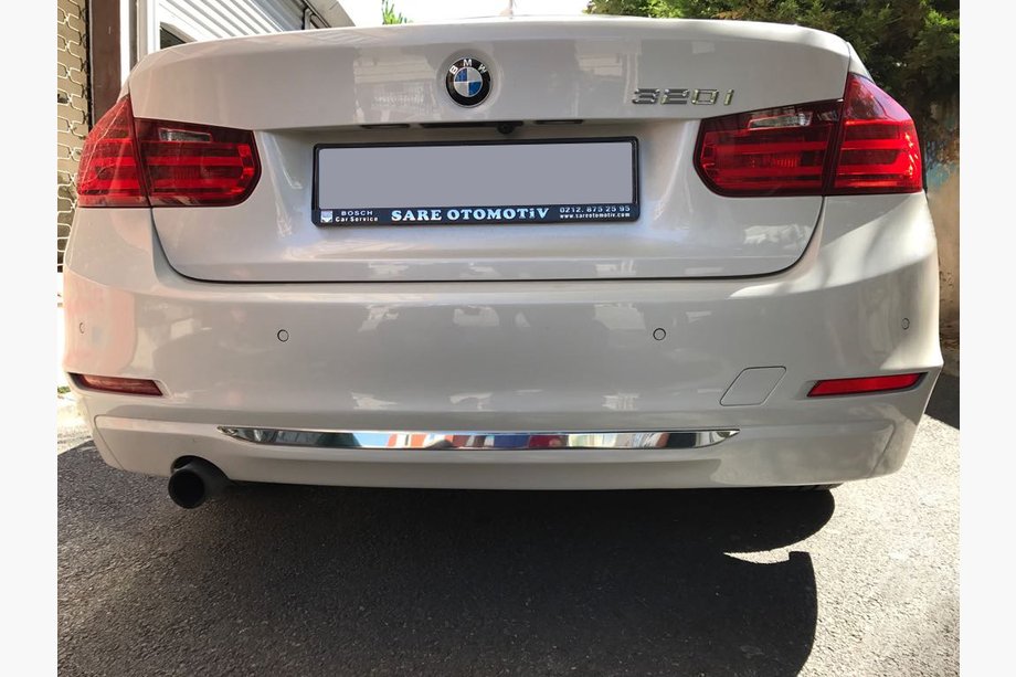 BMW rad 3 F30/F31 2012–2019 Lišta zadného nárazníka (nerez) Image